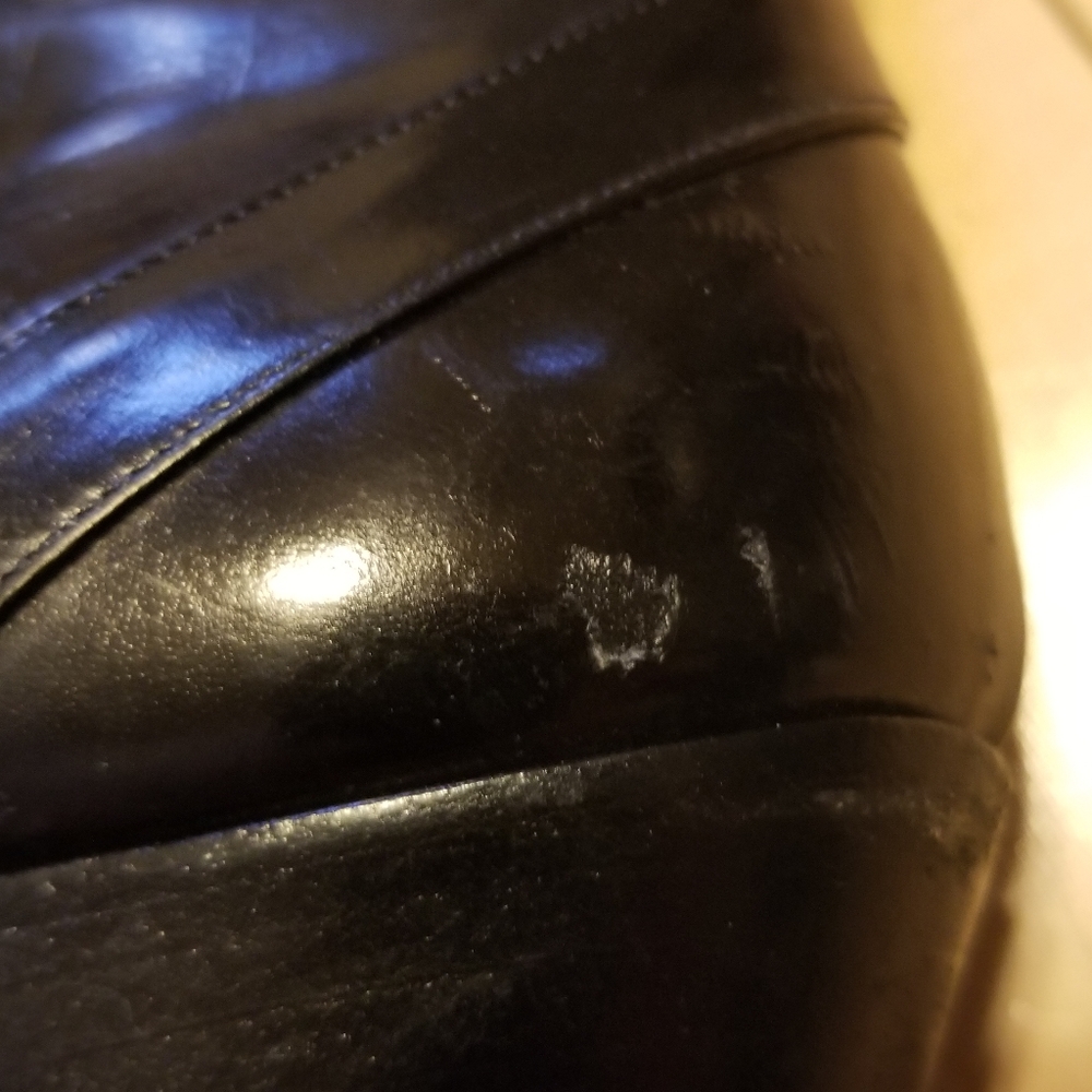 Salvatore Ferragamo tall black leather boots 6.5 - Picture 8 of 8